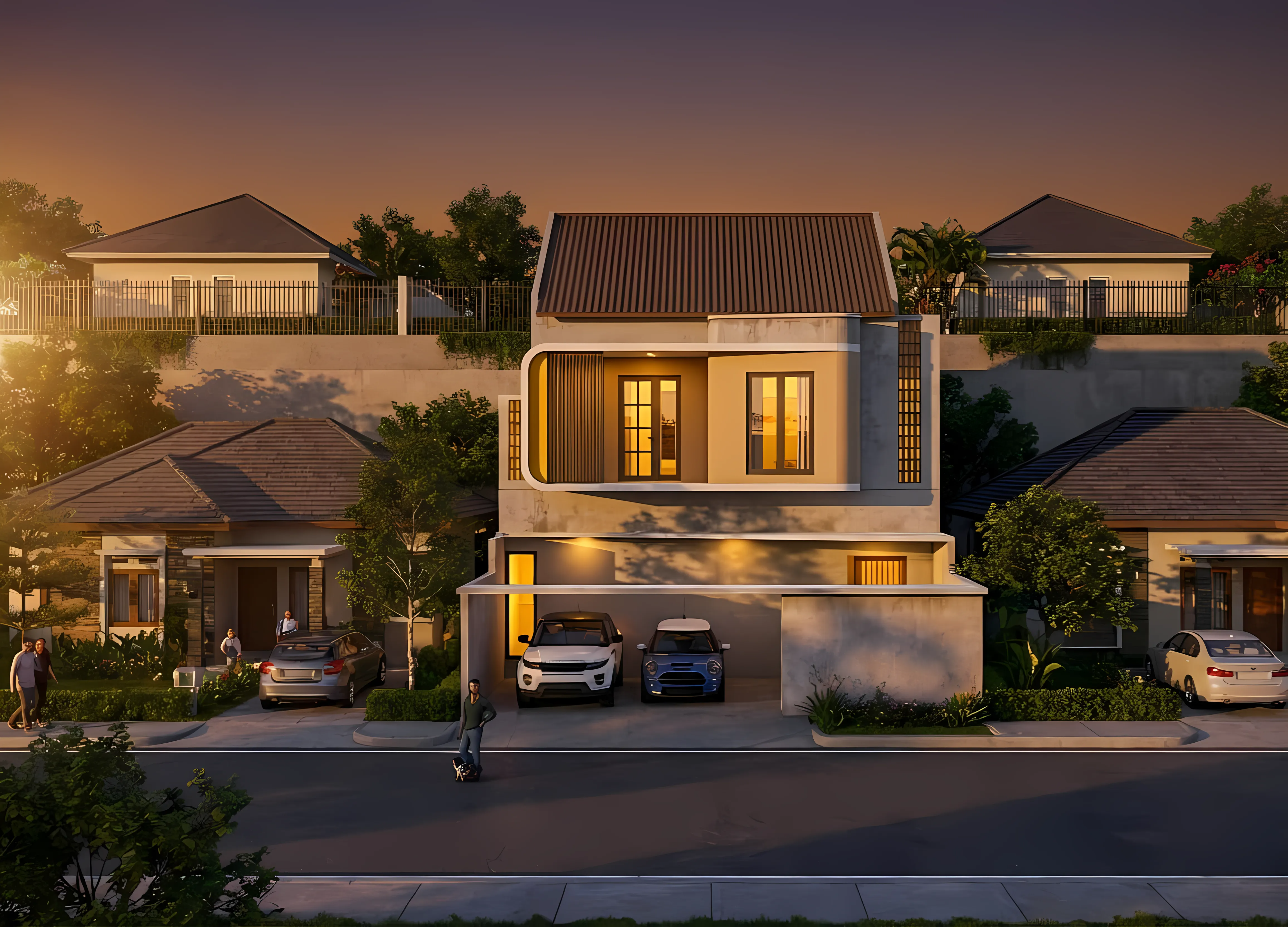 Arsitektur hunian modern rancangan Ngastadalem Studio